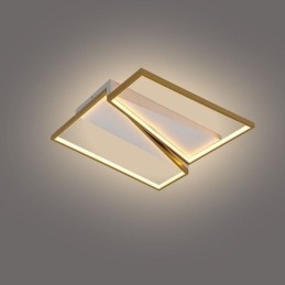 Minimalistické mozaikové lichoběžníkové stropní svítidlo pro zapuštěnou montáž