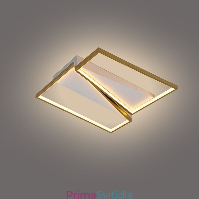 Minimalistické mozaikové lichoběžníkové stropní svítidlo pro zapuštěnou montáž