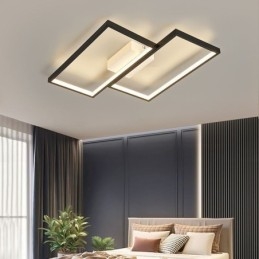 Zapuštěná mozaiková geometrická čtvercová stropní lampa