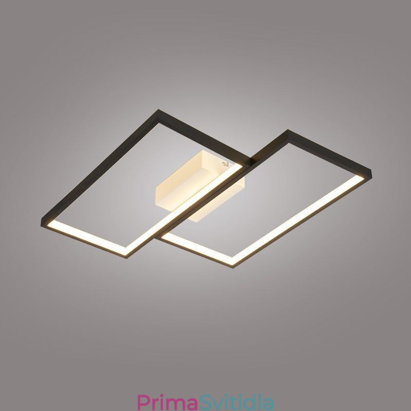 Zapuštěná mozaiková geometrická čtvercová stropní lampa