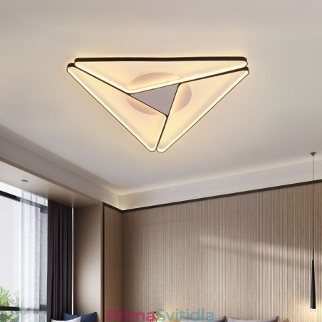 Minimalistické trojúhelníkové stropní svítidlo pro zapuštěnou montáž Minimalistické trojúhelníkové stropní svítidlo pro zapuštěnou montáž
