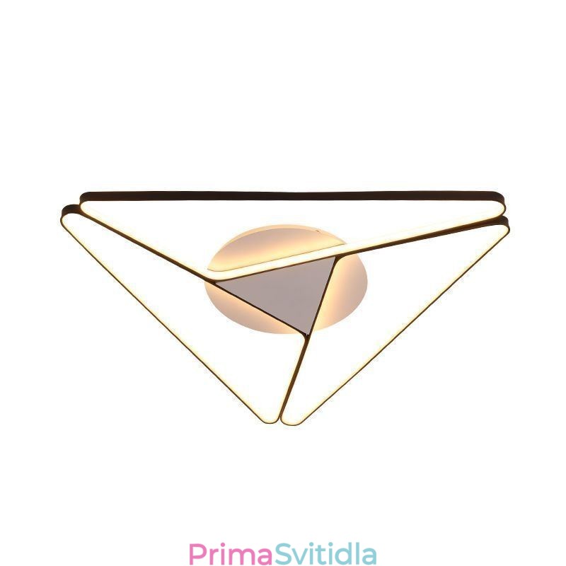 Minimalistické trojúhelníkové stropní svítidlo pro zapuštěnou montáž