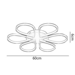 Minimalistické stropní svítidlo pro zapuštěnou montáž