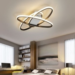 Zapuštěné minimalistické stropní svítidlo Surround Planet