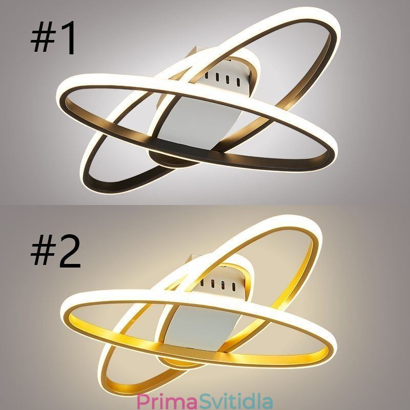 Zapuštěné minimalistické stropní svítidlo Surround Planet