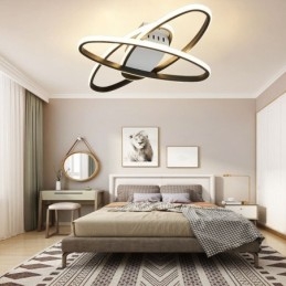 Zapuštěné minimalistické stropní svítidlo Surround Planet