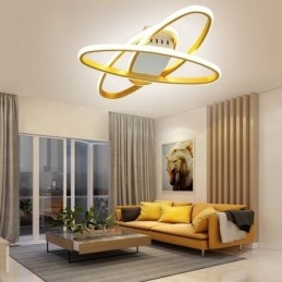 Zapuštěné minimalistické stropní svítidlo Surround Planet