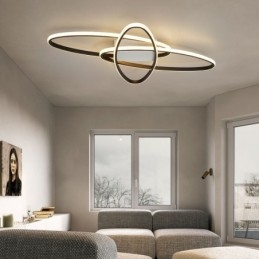 Zapuštěné minimalistické stropní svítidlo Surround Planet