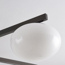 Kreativní kované stropní svítidlo na zapuštěné sklo Nordic Glass
