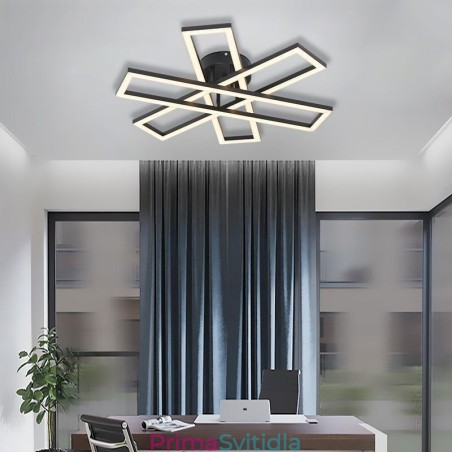 Minimalistické zapuštěné hliníkové umělecké stropní svítidlo pro větrný mlýn Minimalistické zapuštěné hliníkové umělecké stropní svítidlo pro větrný mlýn