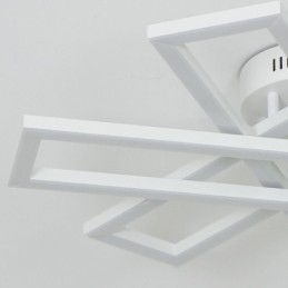 Minimalistické zapuštěné hliníkové umělecké stropní svítidlo pro větrný mlýn
