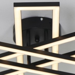 Minimalistické zapuštěné hliníkové umělecké stropní svítidlo pro větrný mlýn