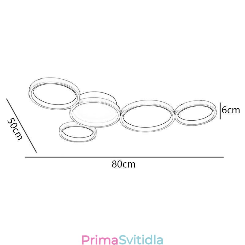 Moderní zapuštěné hliníkové umělecké stropní svítidlo
