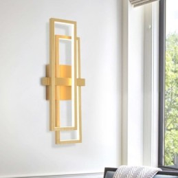 Minimalistické zapuštěné hliníkové umělecké geometrické čtvercové stropní svítidlo