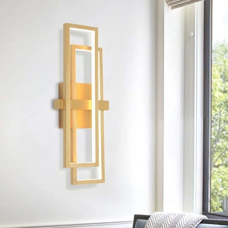 Minimalistické zapuštěné hliníkové umělecké geometrické čtvercové stropní svítidlo