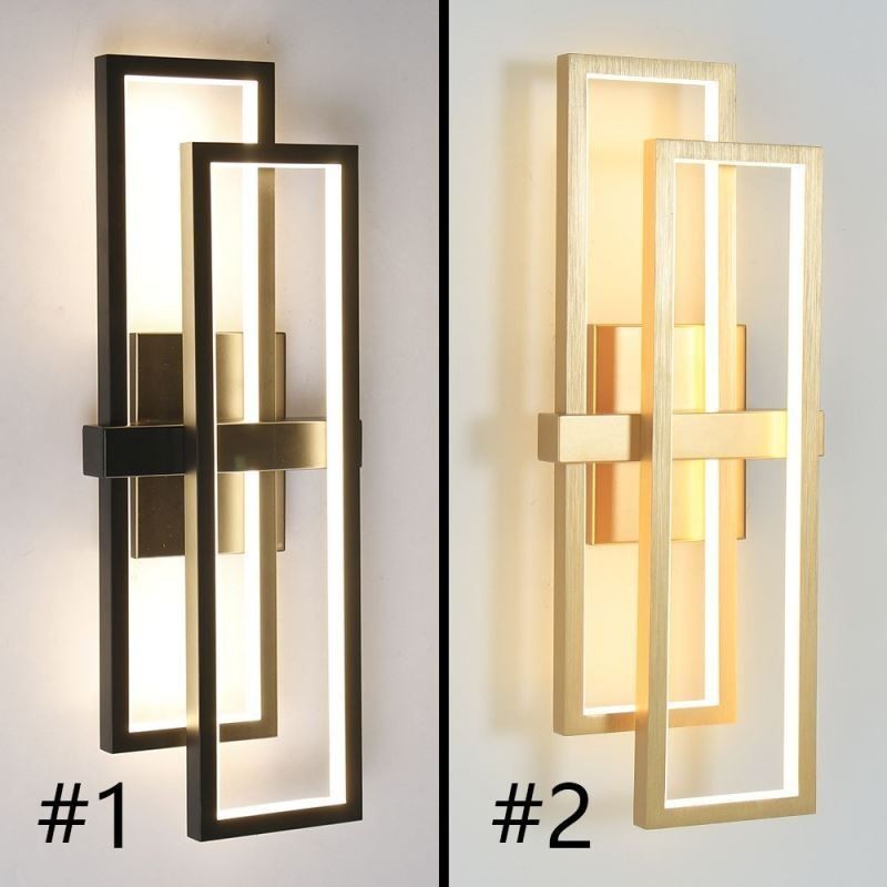 Minimalistické zapuštěné hliníkové umělecké geometrické čtvercové stropní svítidlo