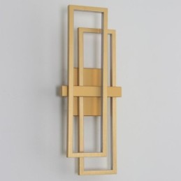 Minimalistické zapuštěné hliníkové umělecké geometrické čtvercové stropní svítidlo