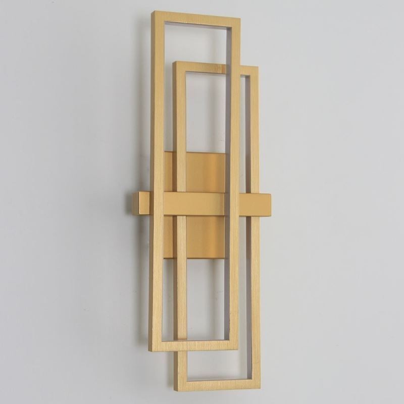 Minimalistické zapuštěné hliníkové umělecké geometrické čtvercové stropní svítidlo