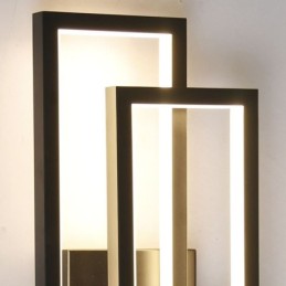 Minimalistické zapuštěné hliníkové umělecké geometrické čtvercové stropní svítidlo