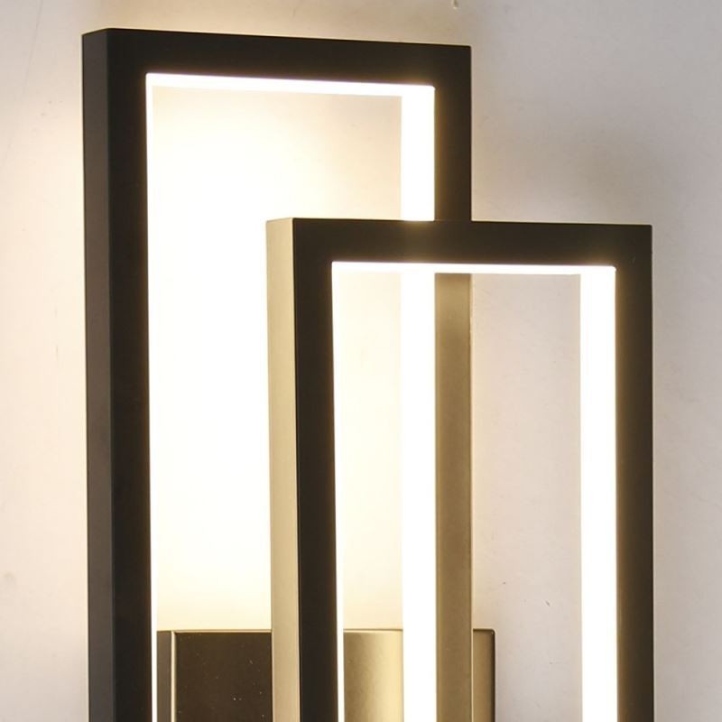 Minimalistické zapuštěné hliníkové umělecké geometrické čtvercové stropní svítidlo