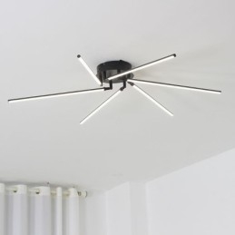 Creative zapuštěná hliníková umělecká stropní lampa pro větrný mlýn