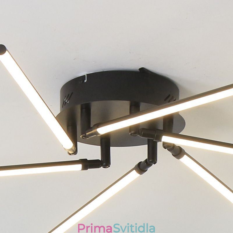 Creative zapuštěná hliníková umělecká stropní lampa pro větrný mlýn
