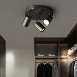 Moderní zapuštěná montáž zlatá černá zapuštěná montáž s 3 světly měděné umělecké domácí osvětlení