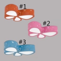 Moderní kovové stropní svítidlo pro zapuštěnou montáž Butterfly