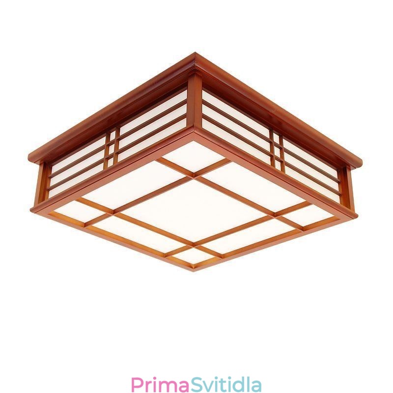 Retro stropní dekorativní dřevěné stropní svítidlo