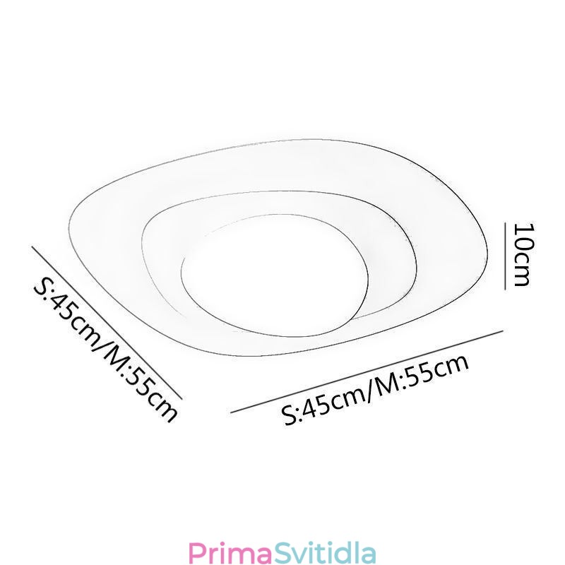 Stropní svítidlo Nordic Stropní vlnité svítidlo