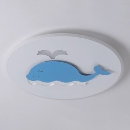 Moderní kreativní stropní lampa velryba stropní světlo