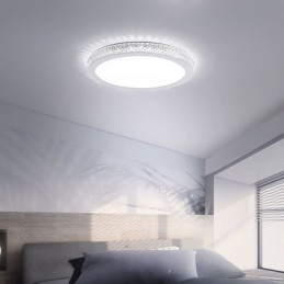 Moderní stropní svítidlo lesklé diamantové zapuštěné