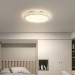 Moderní stropní svítidlo lesklé diamantové zapuštěné