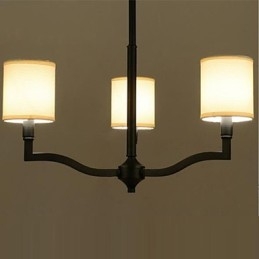 Americká country závěsná svítidla Nordic Contracted Warm Cloth cap Lampy a lucerny