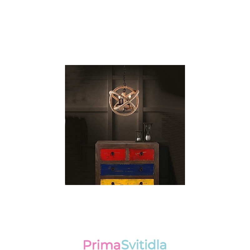 Malířský kovový lustr ve venkovském stylu Mini