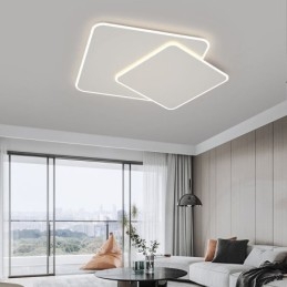 Moderní zapuštěné geometrické čtvercové stropní svítidlo