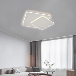 Moderní zapuštěné geometrické čtvercové stropní svítidlo