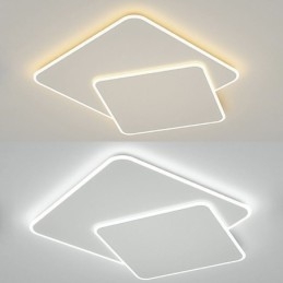 Moderní zapuštěné geometrické čtvercové stropní svítidlo