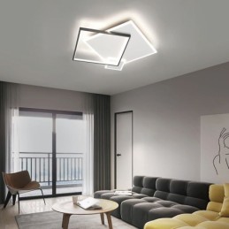 Moderní stropní svítidlo Geometrické čtvercové stropní svítidlo