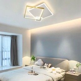 Moderní stropní svítidlo Geometrické čtvercové stropní svítidlo