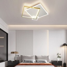 Moderní stropní svítidlo Geometrické čtvercové stropní svítidlo