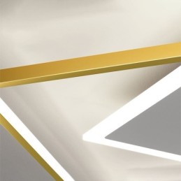 Moderní stropní svítidlo Geometrické čtvercové stropní svítidlo