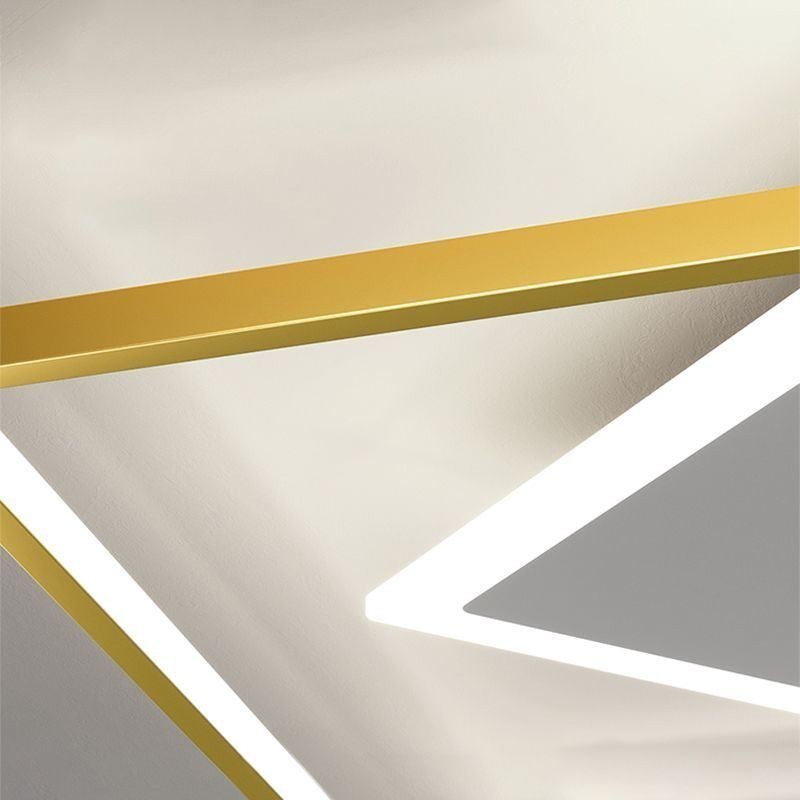 Moderní stropní svítidlo Geometrické čtvercové stropní svítidlo