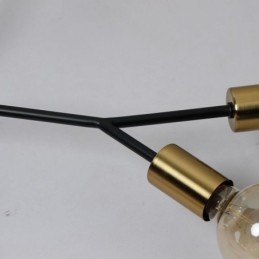 Moderní stropní svítidlo černé vintage lustr