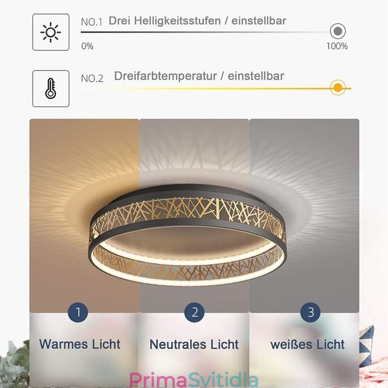 Stropní svítidlo Ptačí hnízdo Kulaté svítidlo Moderní svítidla