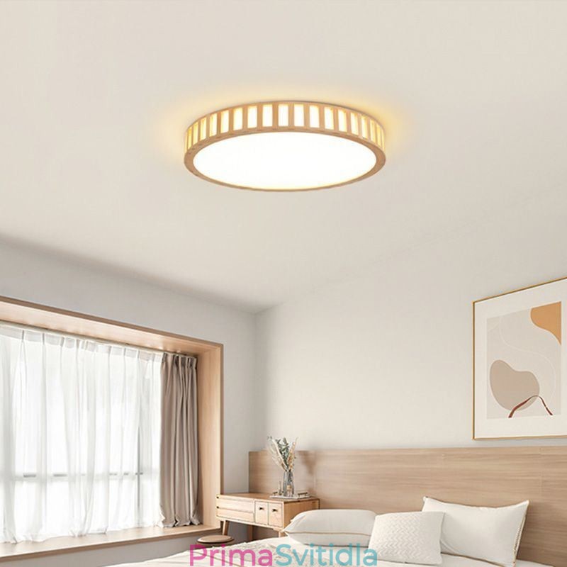 Japonská lampa dřevěné stropní osvětlení