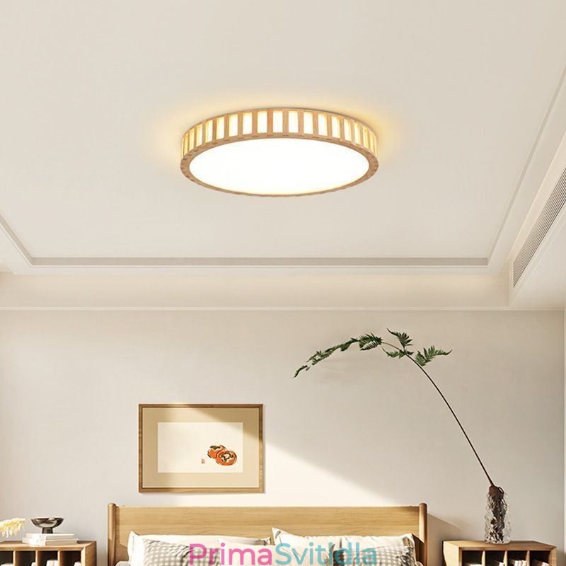 Japonská lampa dřevěné stropní osvětlení