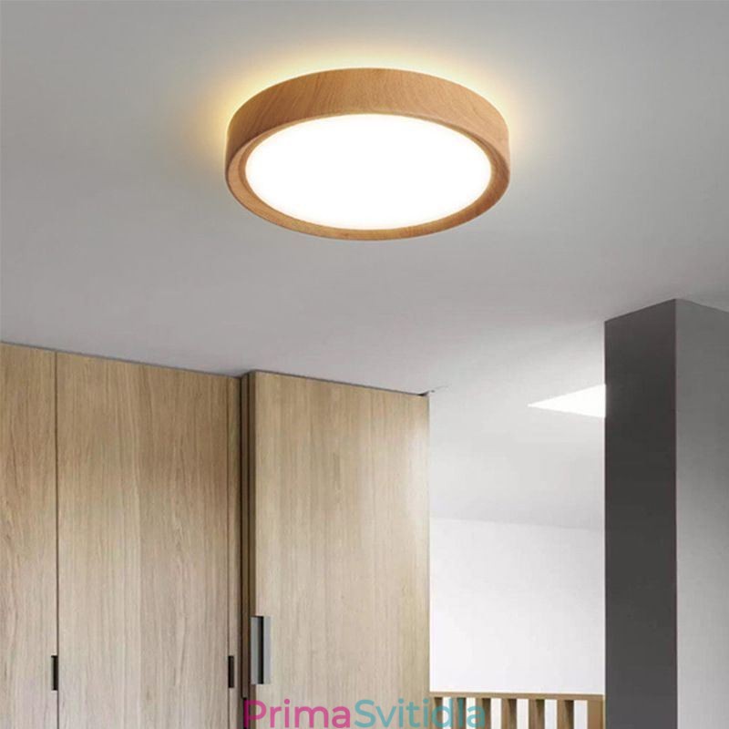 Dřevěná stropní svítidla Japonská stropní lampa