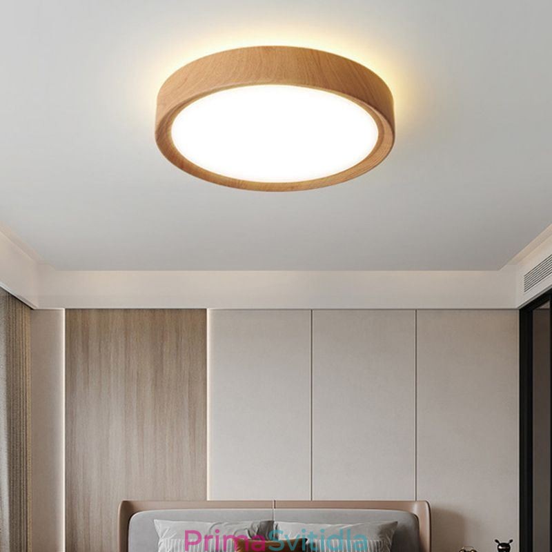 Dřevěná stropní svítidla Japonská stropní lampa