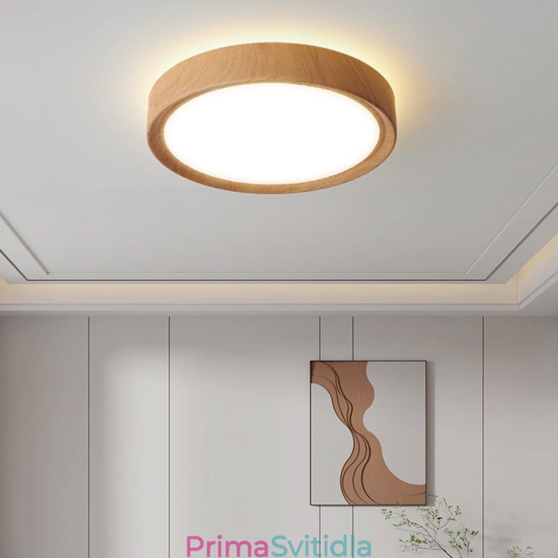 Dřevěná stropní svítidla Japonská stropní lampa